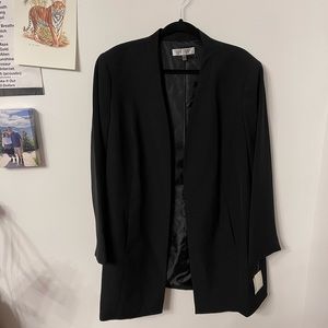 Kasper Long Open Blazer